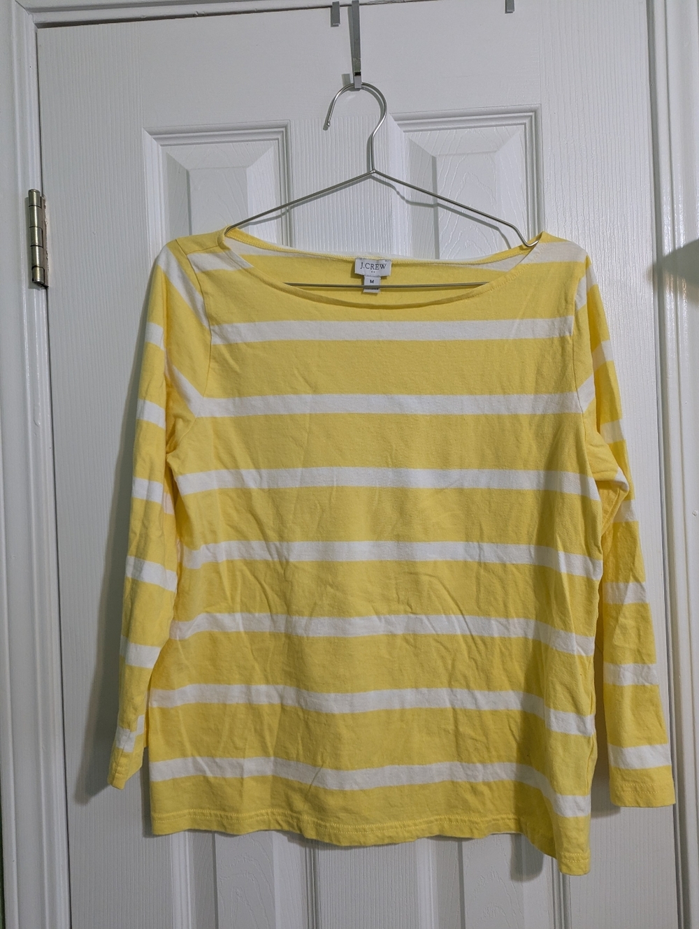 J. Crew Yello Striped Top